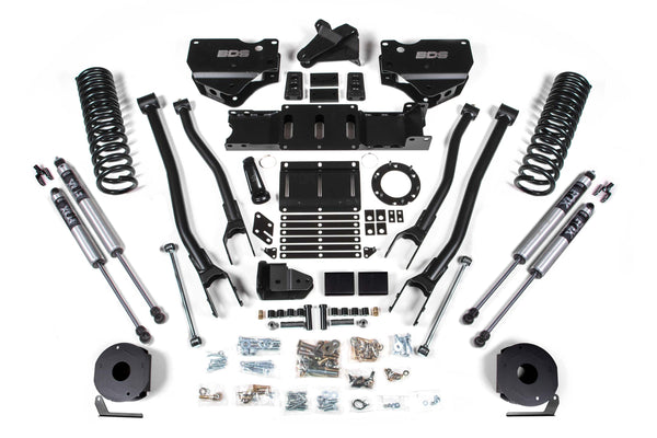 5.5 Inch Lift Kit w/ 4-Link | Ram 2500 w/ Rear Air Ride (19-24) 4WD | Gas