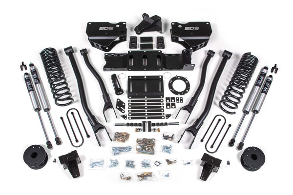 5.5 Inch Lift Kit w/ 4-Link | Ram 3500 w/ Rear Air Ride (19-23) 4WD | Gas