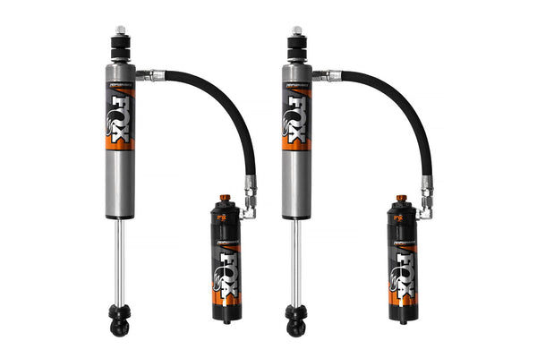 FOX 2.5 Front Shocks w/ DSC Reservoir | 0-1.5 Inch Lift | Performance Elite Series | Ram 2500 (14-23) and 3500 (13-23) 4WD