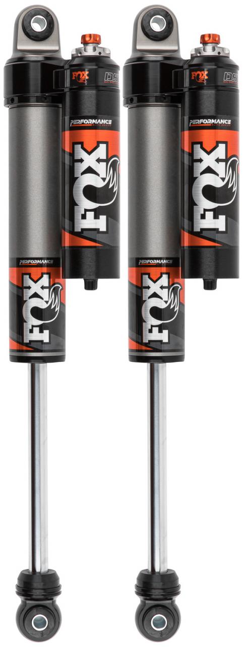 FOX 2.5 Rear Shocks w/ DSC Reservoir Adjuster | 0-1.5 Inch Lift | Performance Elite Series | Chevy Silverado and GMC Sierra 2500HD / 3500HD (20-23)