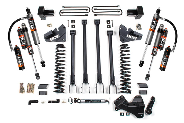 4 Inch Lift Kit w/ 4-Link | Ford F350 Super Duty DRW (17-19) 4WD | Gas