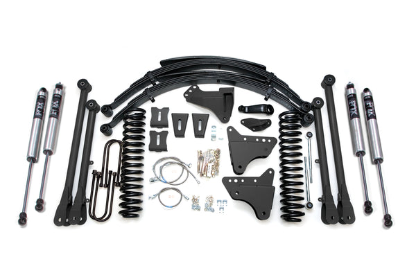 8 Inch Lift Kit w/ 4-Link | Ford F250/F350 Super Duty (05-07) 4WD | Gas