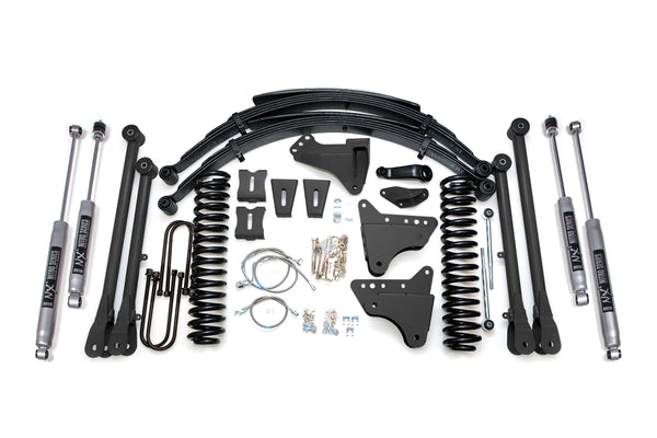 8 Inch Lift Kit w/ 4-Link | Ford F250/F350 Super Duty (05-07) 4WD | Diesel