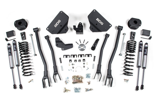 4 Inch Lift Kit w/ 4-Link | Ram 2500 w/ Rear Air Ride (14-18) 4WD | Gas