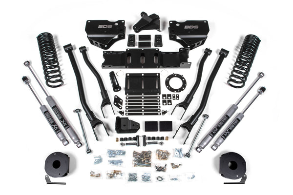 4 Inch Lift Kit w/ 4-Link | Ram 2500 w/ Rear Air Ride (19-24) 4WD | Gas