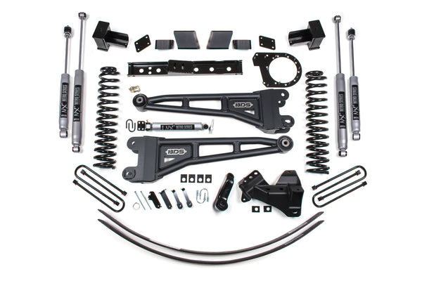 6 Inch Lift Kit w/ Radius Arm | Ford F250/F350 Super Duty (17-19) 4WD | Diesel