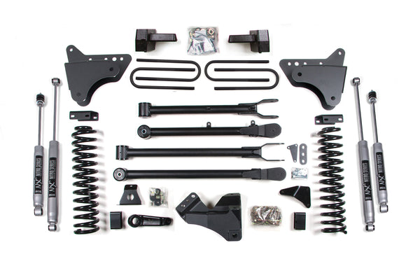 6 Inch Lift Kit w/ 4-Link | Ford F250/F350 Super Duty (05-07) 4WD