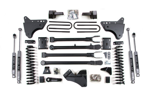 4 Inch Lift Kit w/ 4-Link | Ford F250/F350 Super Duty (11-16) 4WD | Diesel