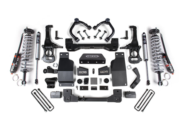 4 Inch Lift Kit | FOX 2.5 Performance Elite Coil-Over | Chevy Silverado or GMC Sierra 1500 (19-23) 4WD | Diesel