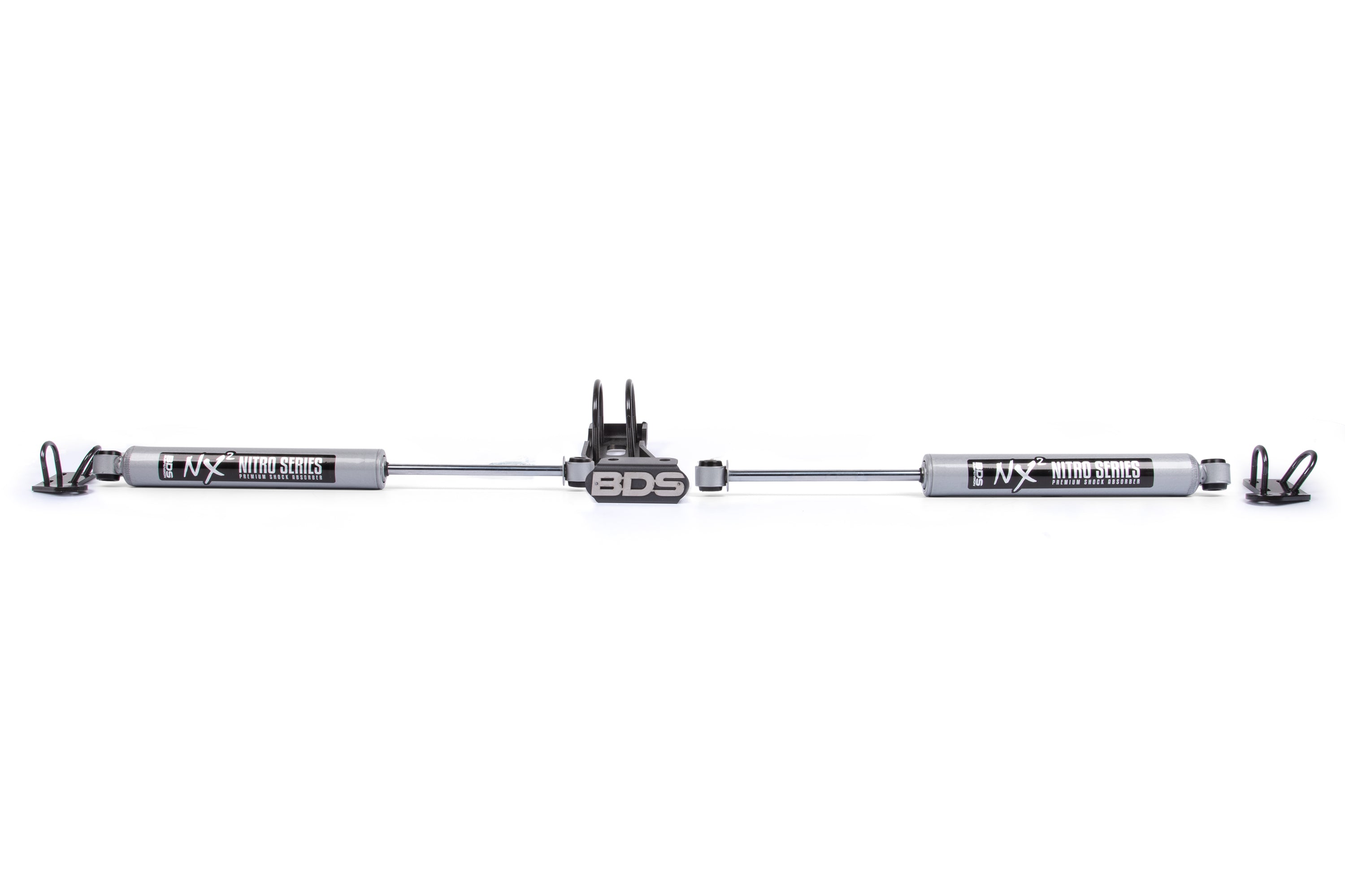 Dual Steering Stabilizer Kit w/ NX2 Shocks | Dodge Ram 1500 (94-01) an ...