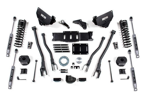 6 Inch Lift Kit w/ 4-Link | Ram 2500 w/ Rear Air Ride (14-18) 4WD | Diesel