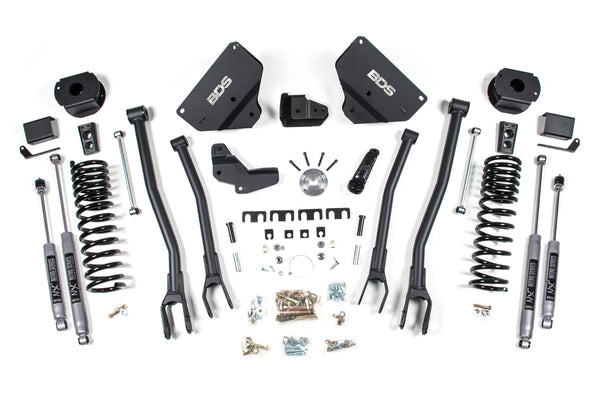 4 Inch Lift Kit w/ 4-Link | Ram 2500 w/ Rear Air Ride (14-18) 4WD | Gas