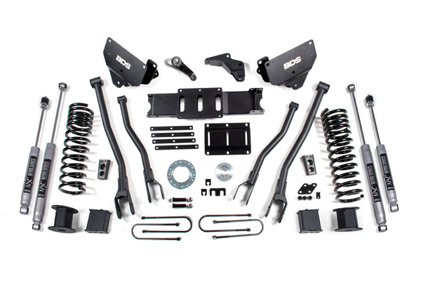 5.5 Inch Lift Kit w/ 4-Link | Ram 3500 w/ Rear Air Ride (13-18) 4WD | Gas