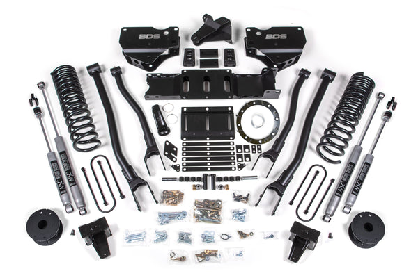 6 Inch Lift Kit w/ 4-Link | Ram 3500 w/ Rear Air Ride (19-23) 4WD | Diesel