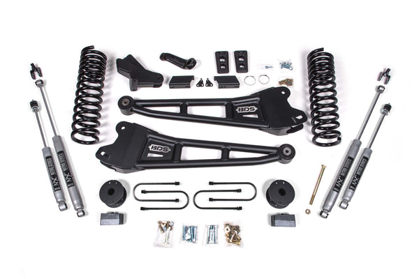 4 Inch Lift Kit w/ Radius Arm | Ram 3500 w/ Rear Air Ride (13-18) 4WD | Gas