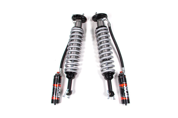 FOX 2.5 Coil-Over Shocks w/ DSC Reservoir Adjuster | 4 Inch Lift | Factory Series | Ford F150 (14-22)