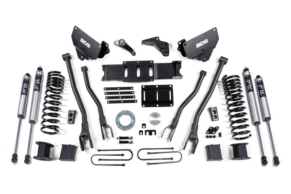 6 Inch Lift Kit w/ 4-Link | Ram 3500 w/ Rear Air Ride (13-18) 4WD | Diesel